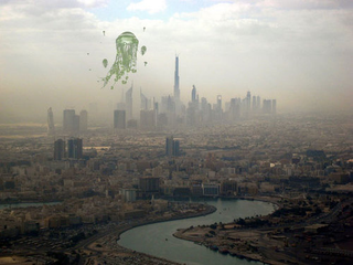 Illustration for article titled The hanging gardens of the future, 1000 feet in the sky